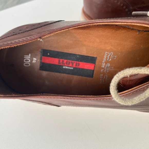 Men’s brown leather shoes size by Lloyd - Picture 4 of 5